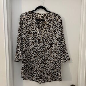 Maurices Animal Print Tunic Top